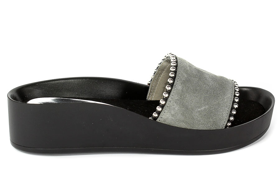 Klapki Karino 2564/002-P Szary