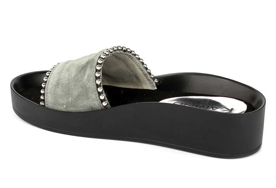 Klapki Karino 2564/002-P Szary