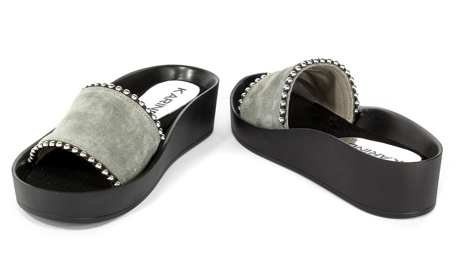 Klapki Karino 2564/002-P Szary