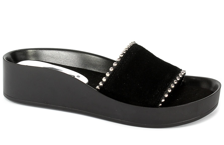 Klapki Karino 2564/003-P Czarny