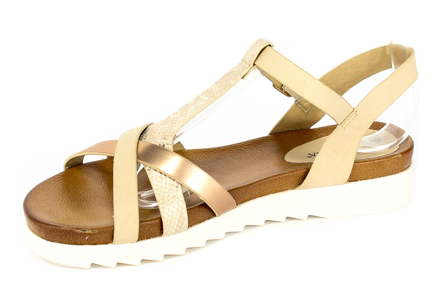 Sandały Vinceza PRE18-11914 Beige Beżowy