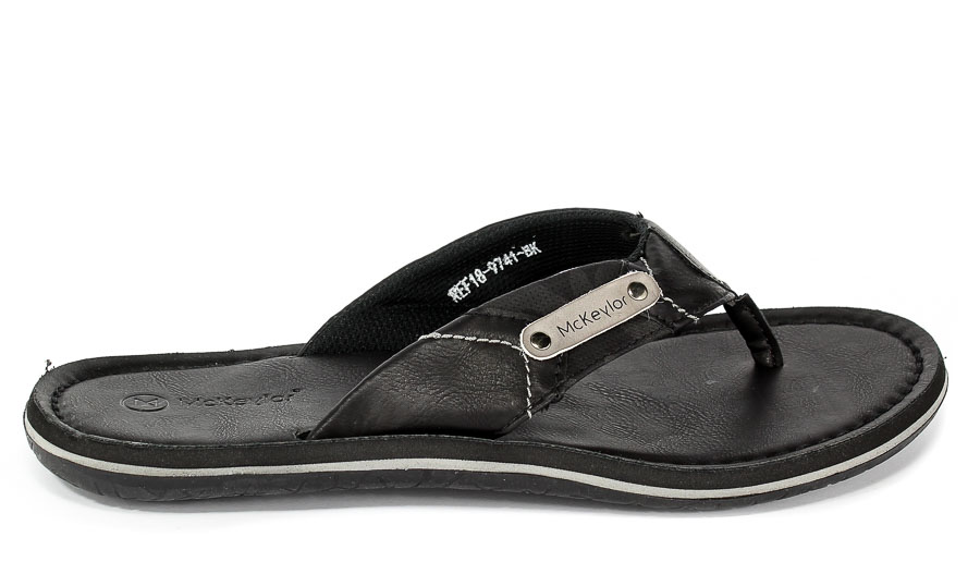 Klapki McKeylor REF18-9741-BK Czarny
