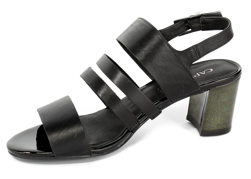 Sandały Caprice 9-28313-30 022 Black Nappa