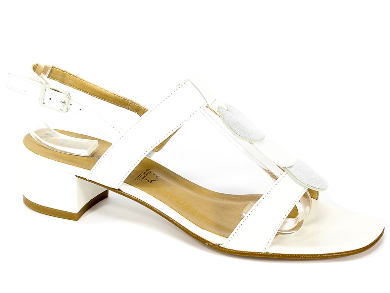 Sandały Tamaris 1-28236-30 152 Wht Lea/Silver 