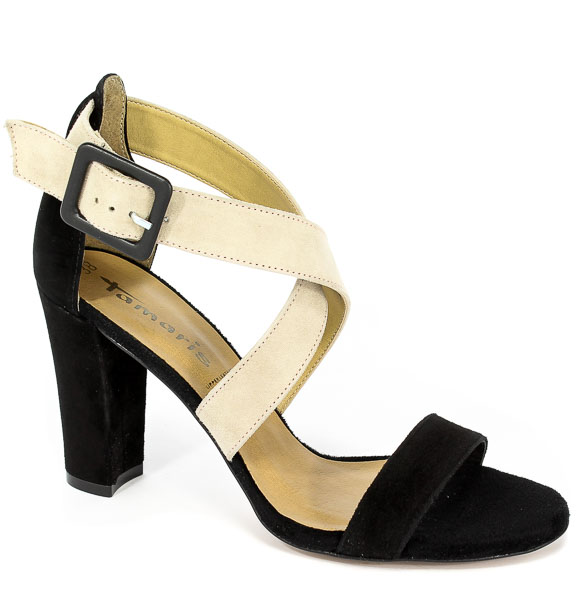 Sandały Tamaris 1-28395-20 040 Black/Nude