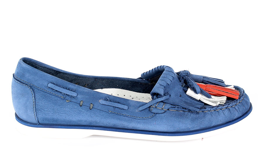 Mokasyny Carinii B4358/M-H10-000-000-C94 Granat