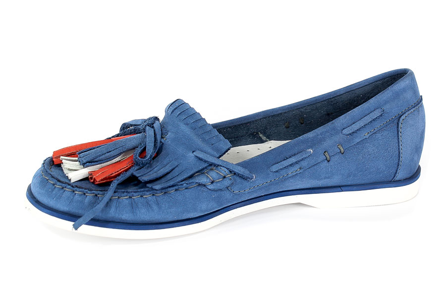 Mokasyny Carinii B4358/M-H10-000-000-C94 Granat