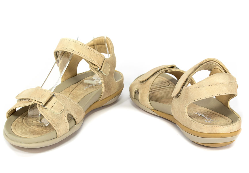 Sandały Rieker V9462-62 Beige