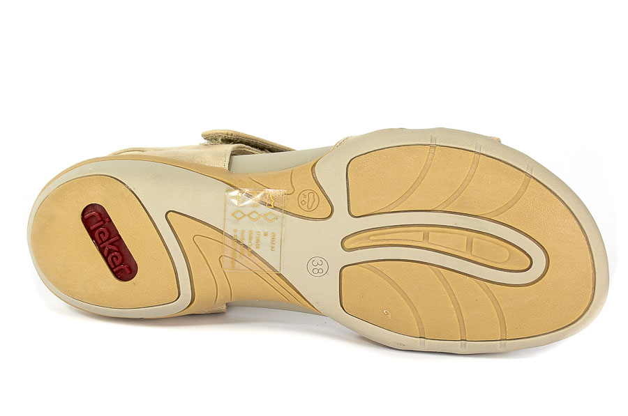 Sandały Rieker V9462-62 Beige