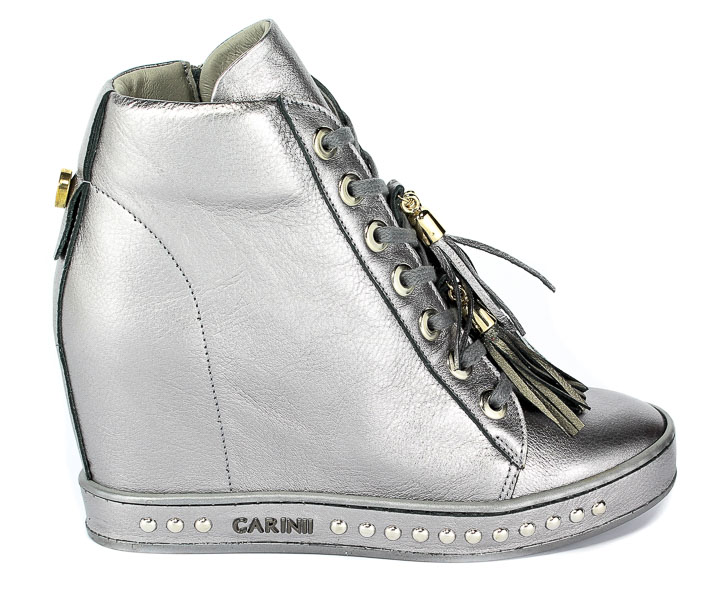Sneakersy Carinii B4463-L91-000-000-C98 Srebrny