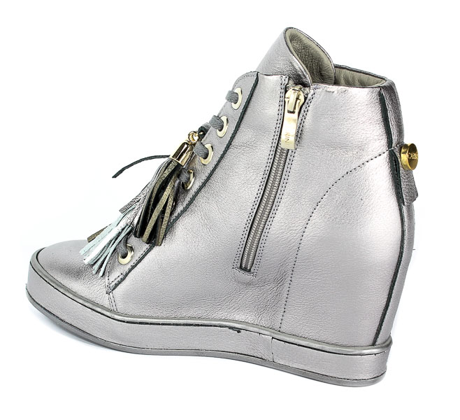 Sneakersy Carinii B4463-L91-000-000-C98 Srebrny