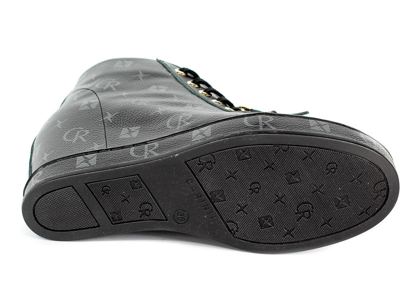 Sneakersy Carinii B4463-M00-L91-000-C98 Czarny/Srebrny