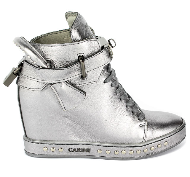 Sneakersy Carinii B4464-L91-000-000-C98 Srebrny