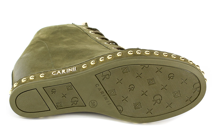 Sneakersy Carinii B4462-I43-000-000-C98 Zielony
