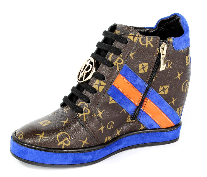 Sneakersy Carinii B4476-L98-H45-741-C98 Brąz