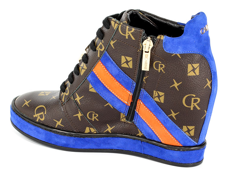 Sneakersy Carinii B4476-L98-H45-741-C98 Brąz