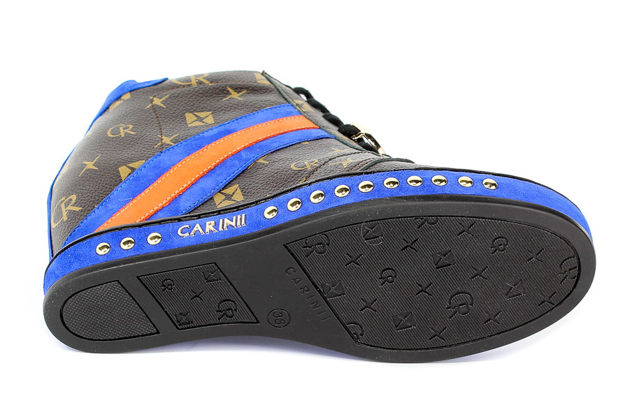 Sneakersy Carinii B4476-L98-H45-741-C98 Brąz