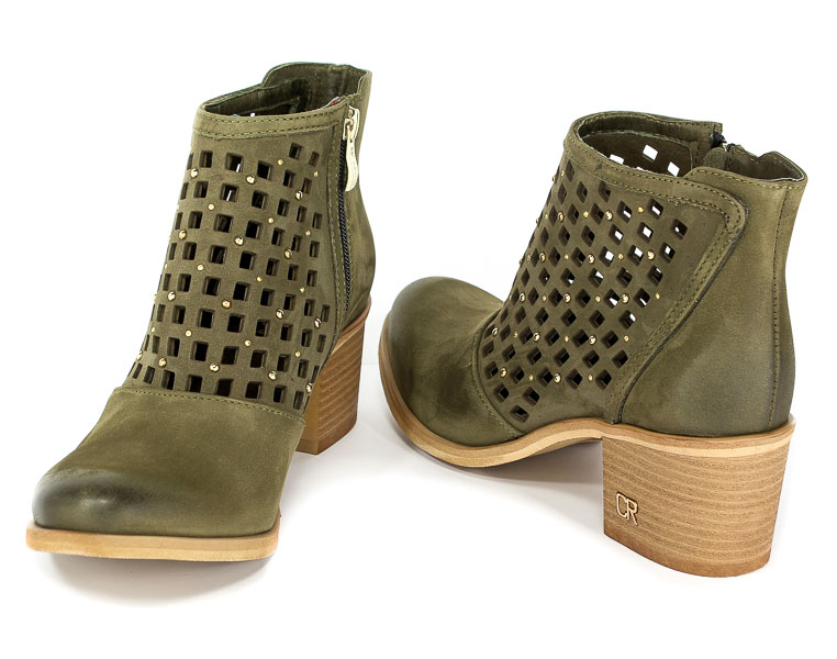 Botki Letnie Carinii B4315-I43-000-000-861 Zielony