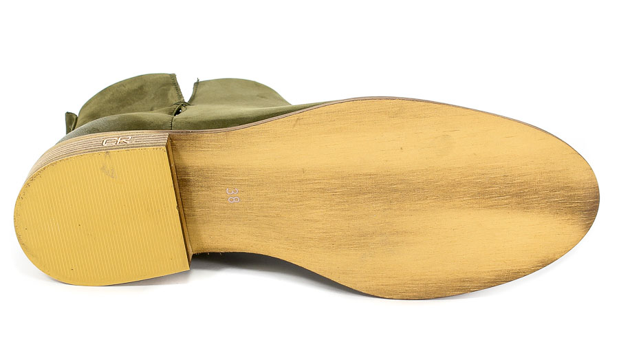 Botki Carinii B4342-I43-000-000-C97 Zielony