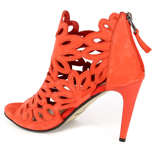 Botki Letnie Carinii B3929-H55-000-000-B32 Czerwony