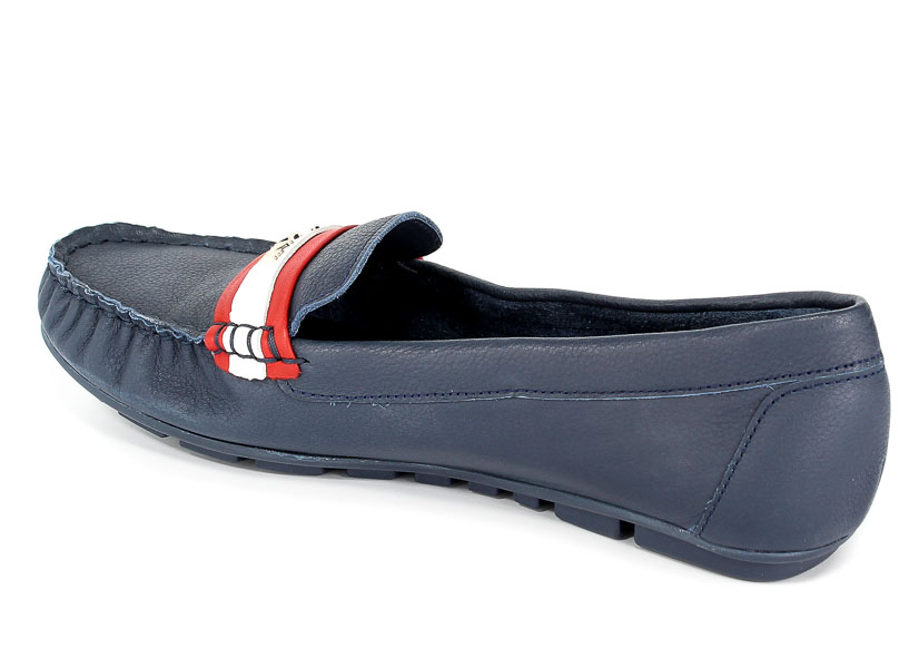 Mokasyny Carinii B4475-I78-L93-L46-C85 Granat
