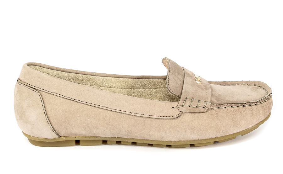Mokasyny Carinii B4353-H70-000-000-C85 Beż Cappucino