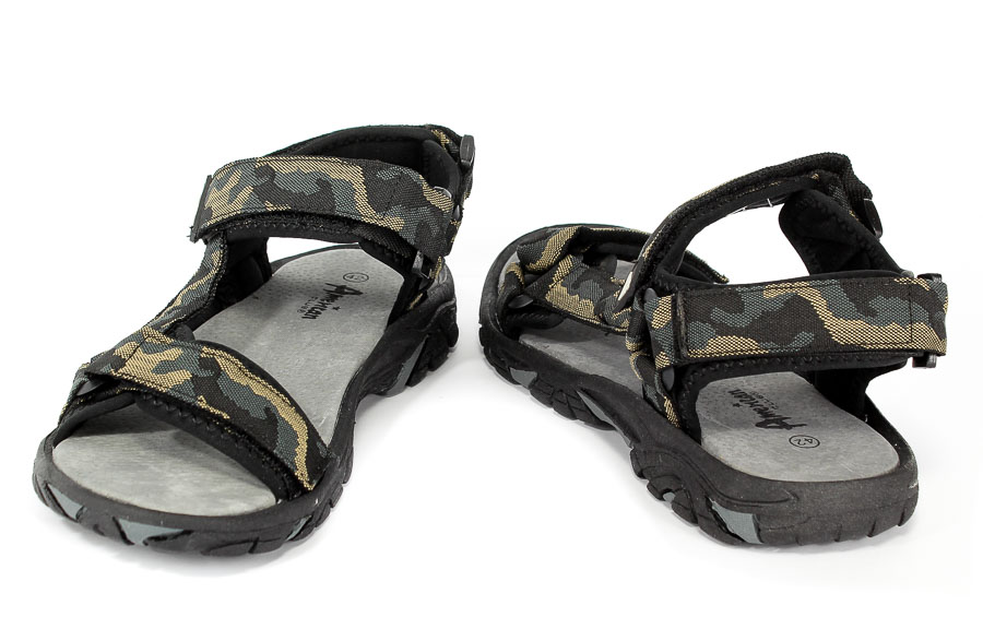 Sandały American RL1728 Soldier Black