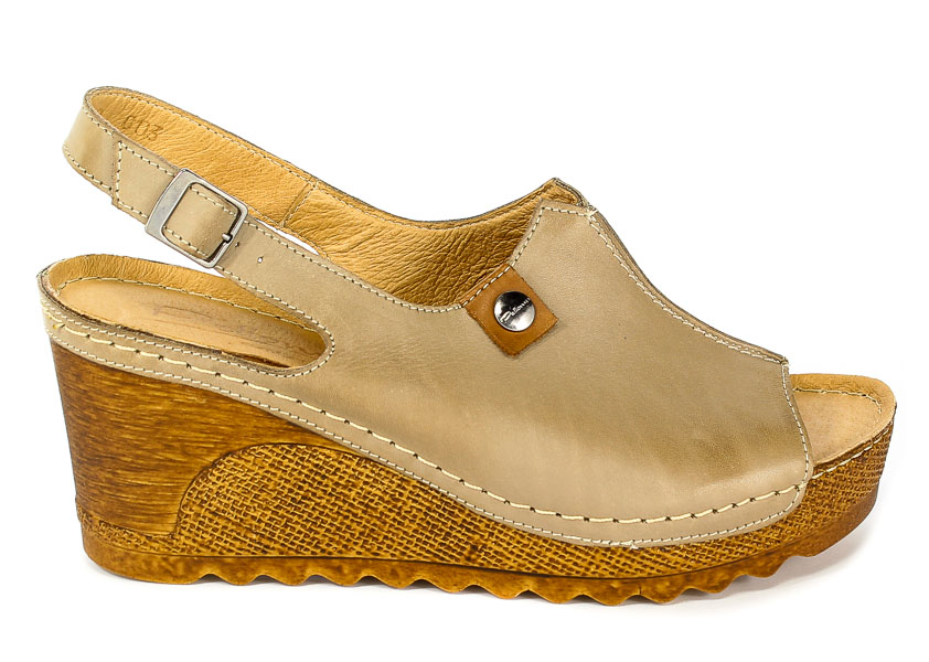 Sandały Pollonus 5-0988-003 Capucino Mgr