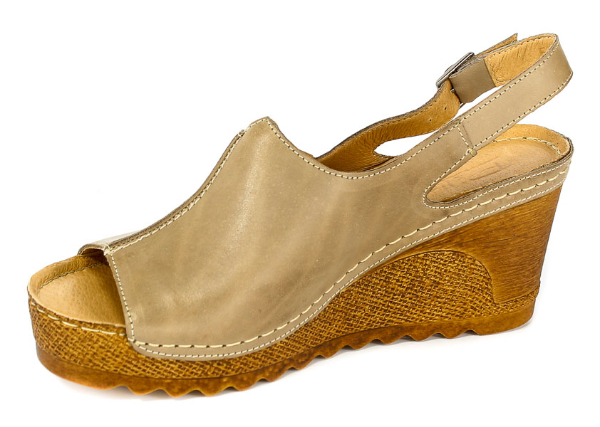 Sandały Pollonus 5-0988-003 Capucino Mgr