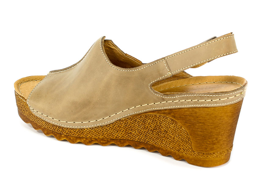 Sandały Pollonus 5-0988-003 Capucino Mgr