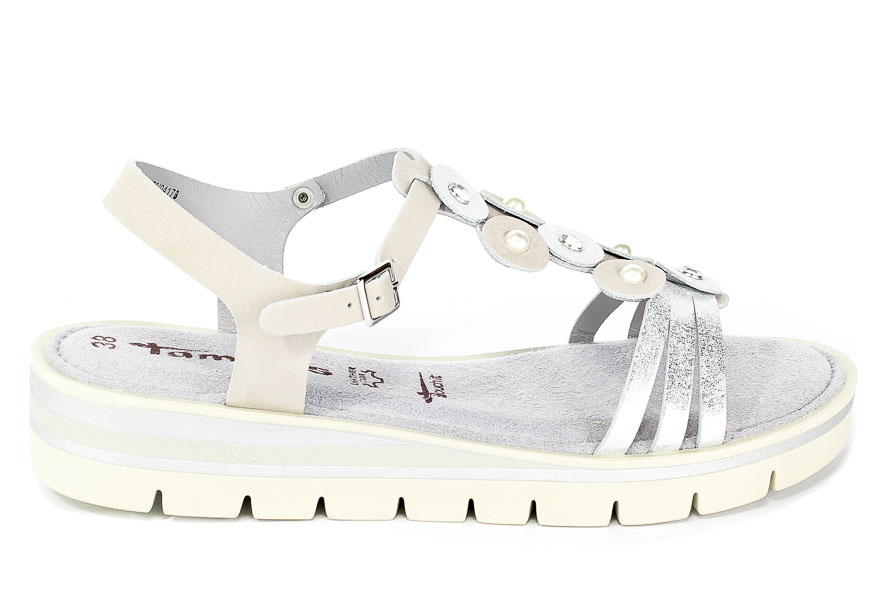 Sandały Tamaris 1-28228-30 296 Grey/Silver