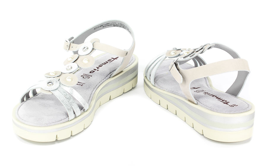 Sandały Tamaris 1-28228-30 296 Grey/Silver
