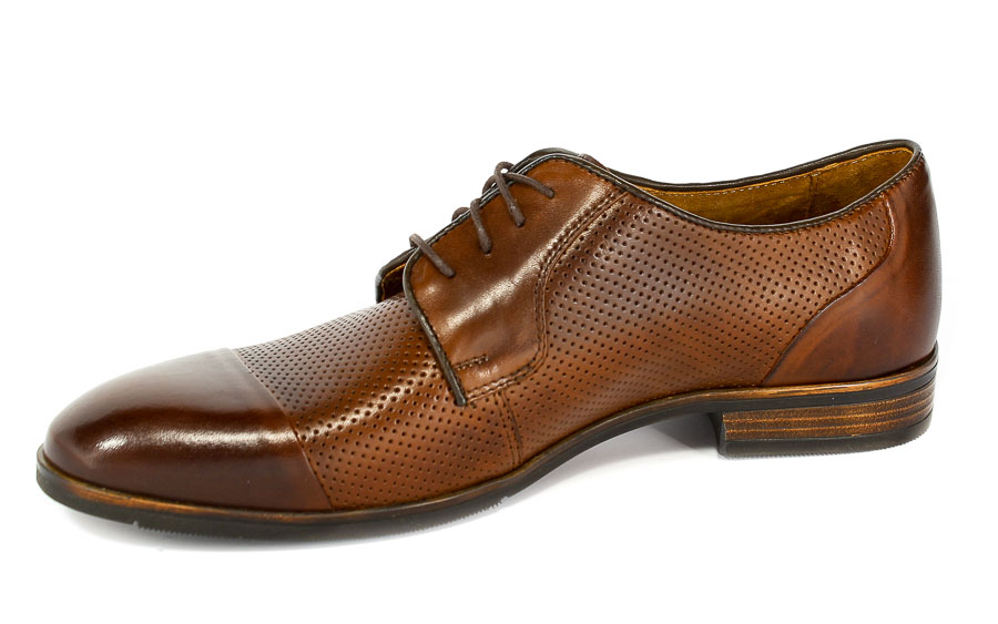 Półbuty Euro Moda ST 409 Brąz 116K6/108