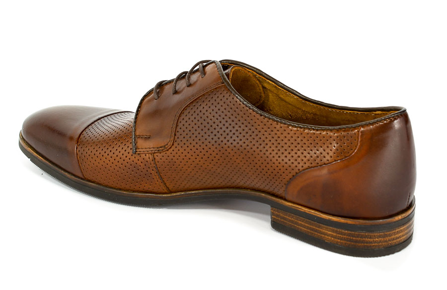 Półbuty Euro Moda ST 409 Brąz 116K6/108