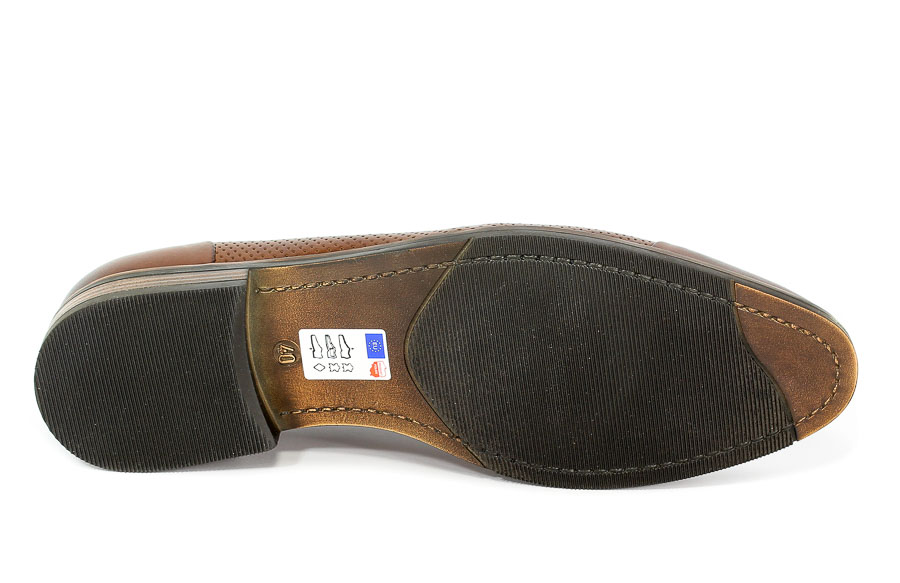 Półbuty Euro Moda ST 409 Brąz 116K6/108