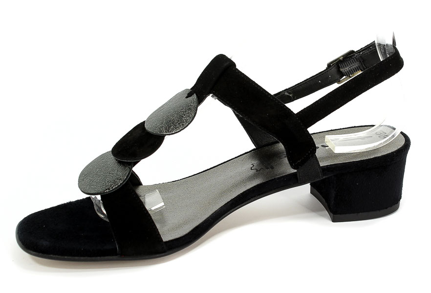 Sandały Tamaris 1-28236-30 085 Blk Suede/Blk