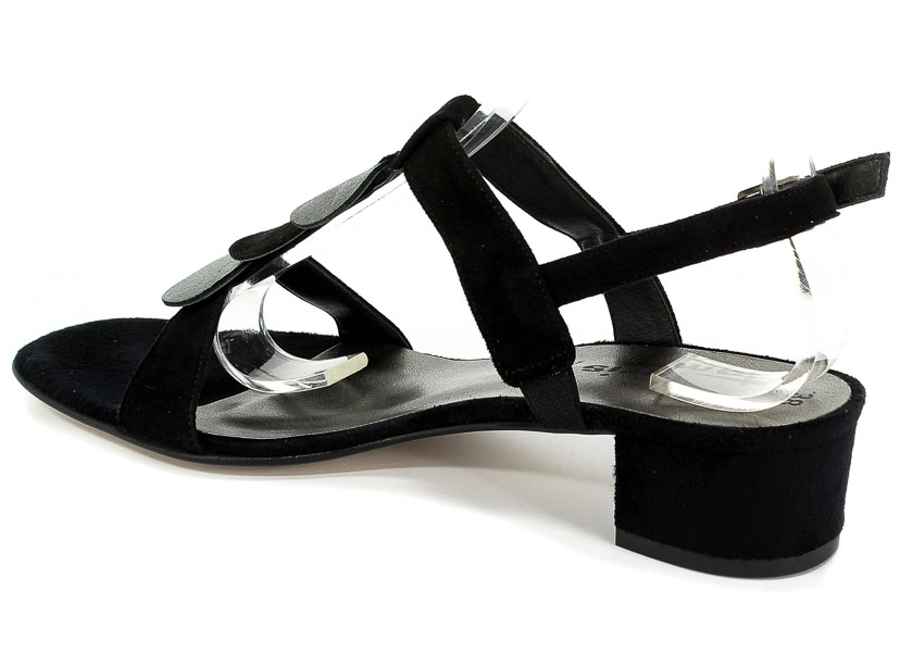 Sandały Tamaris 1-28236-30 085 Blk Suede/Blk