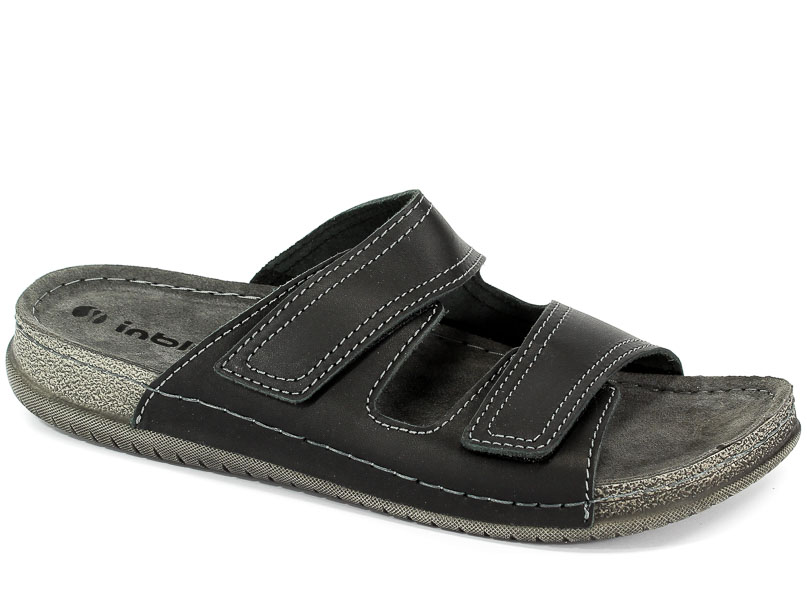 Klapki Inblu TH000006 Czarny