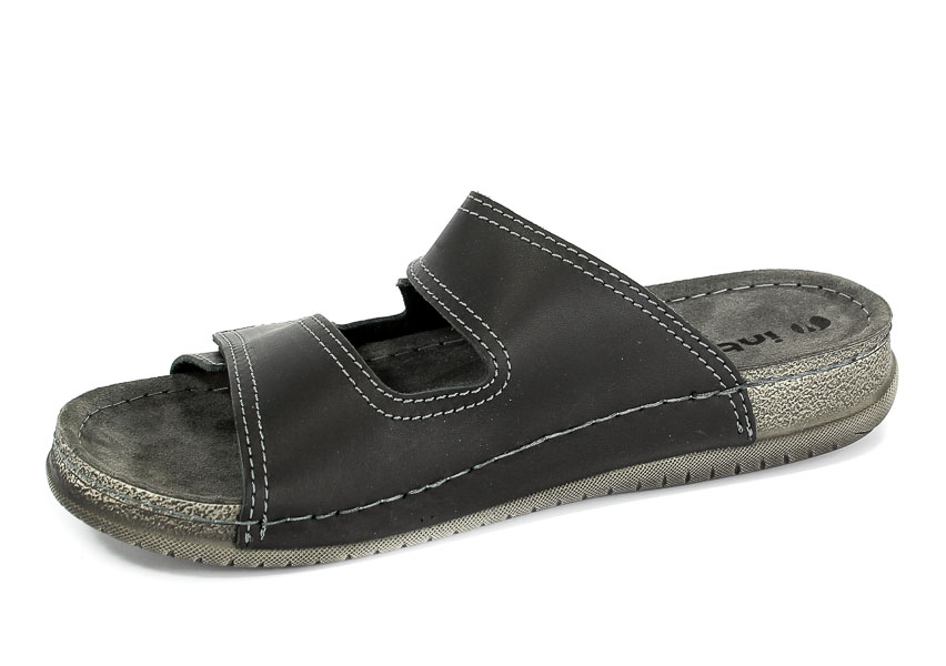 Klapki Inblu TH000006 Czarny