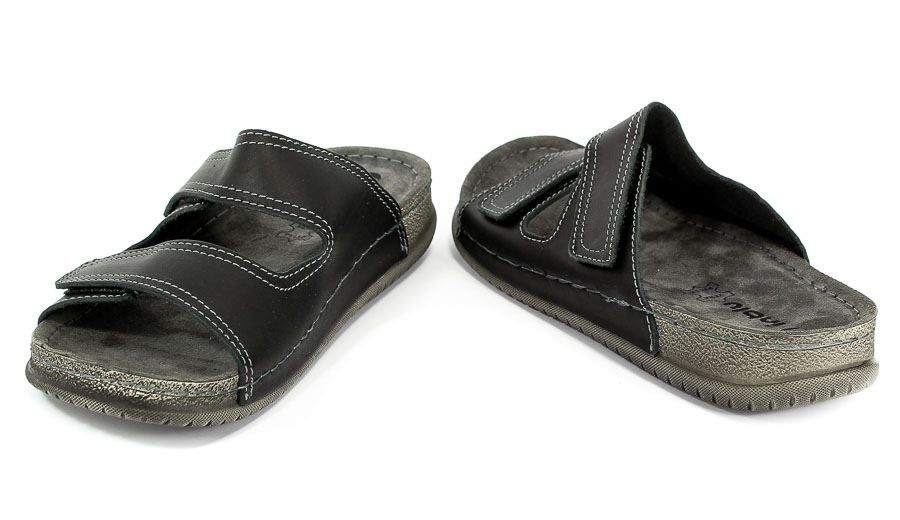 Klapki Inblu TH000006 Czarny