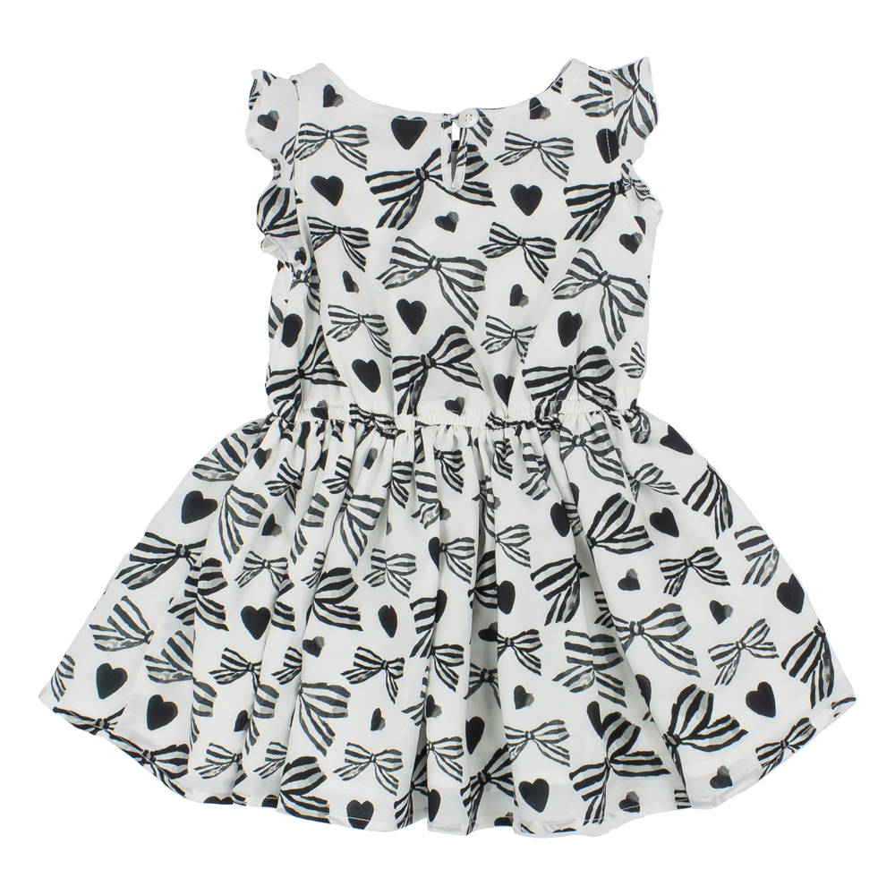 Sukienka Primigi Outerwear 41112631 Czarno-Biała 3-6 Lat