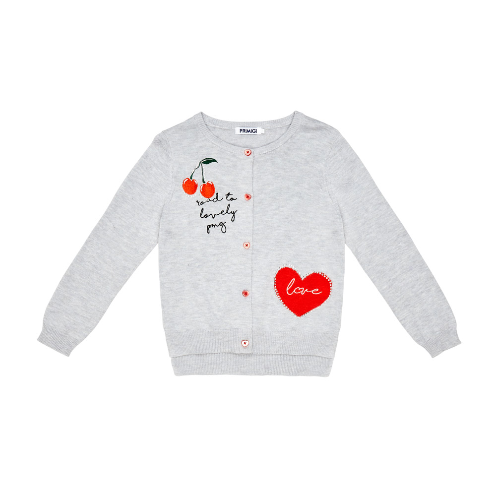 Sweterek Primigi Outerwear 41142521 Szary 7-14 Lat