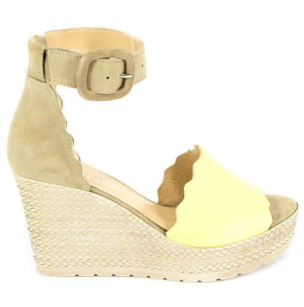 Sandały Uncome 26111 Beige/Żólty