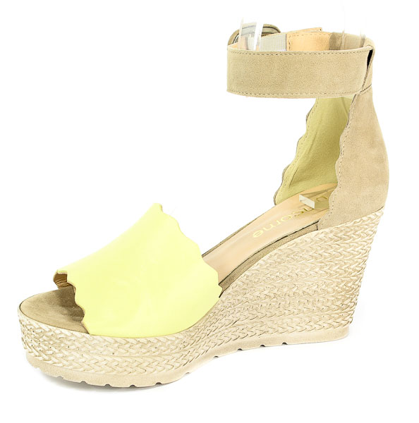 Sandały Uncome 26111 Beige/Żólty