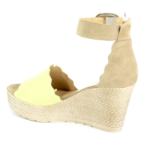 Sandały Uncome 26111 Beige/Żólty