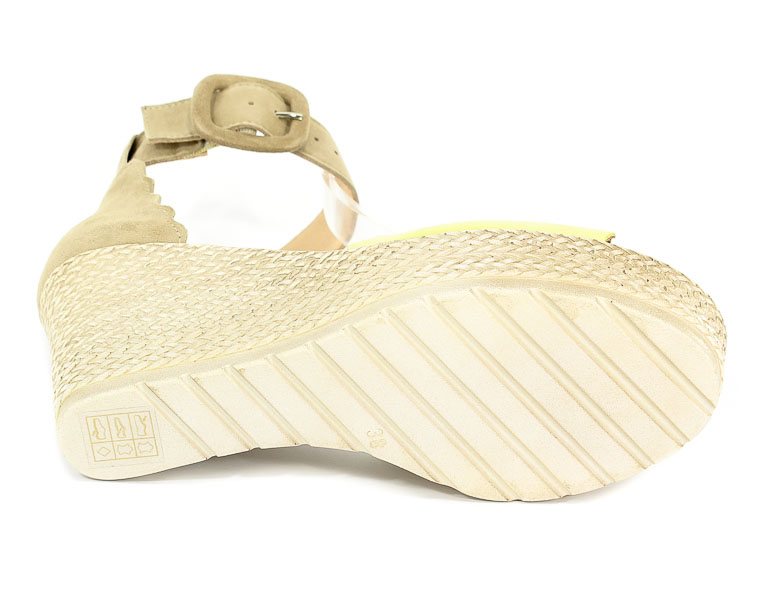 Sandały Uncome 26111 Beige/Żólty