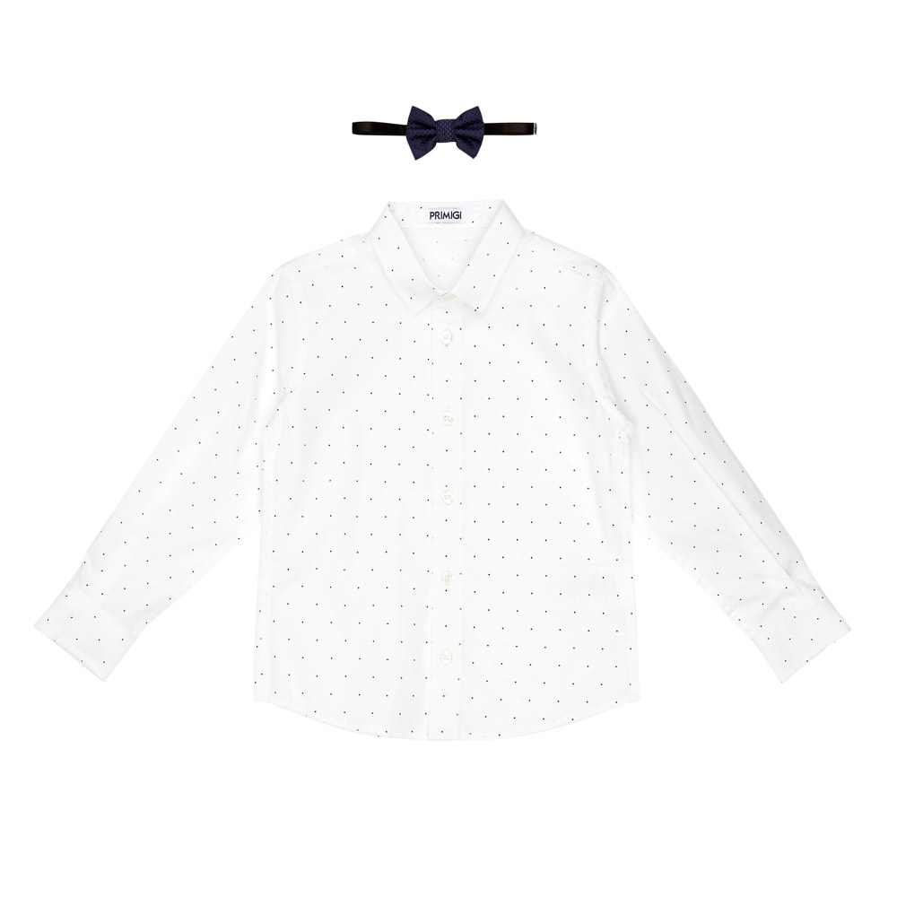 Koszula+Muszka Primigi Outerwear 41162411 Kropki 3-6 Lat