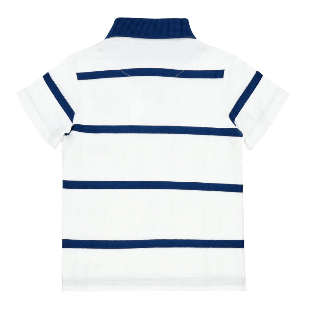 Koszulka Polo Primigi Outerwear 41222022 Biały/Granat 3-6 Lat