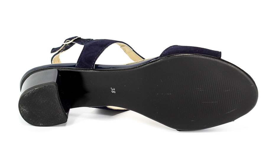 Sandały Gamis 3402 Granat Zamsz