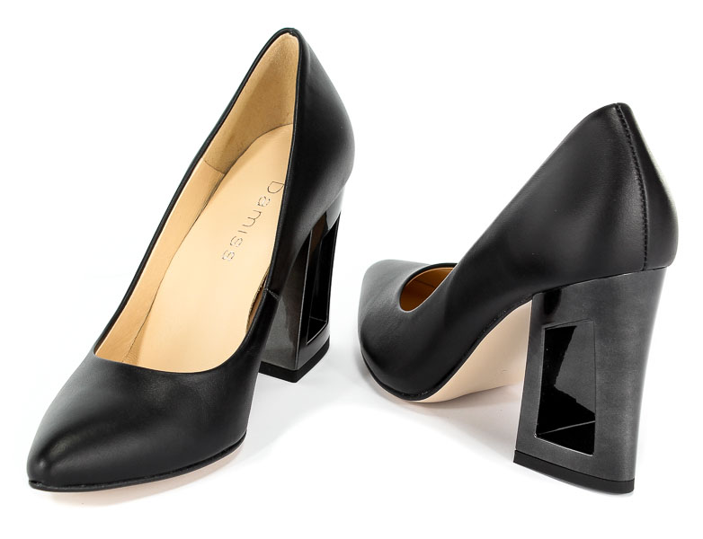 Czółenka Damiss DS-29/8 Czarne Lico